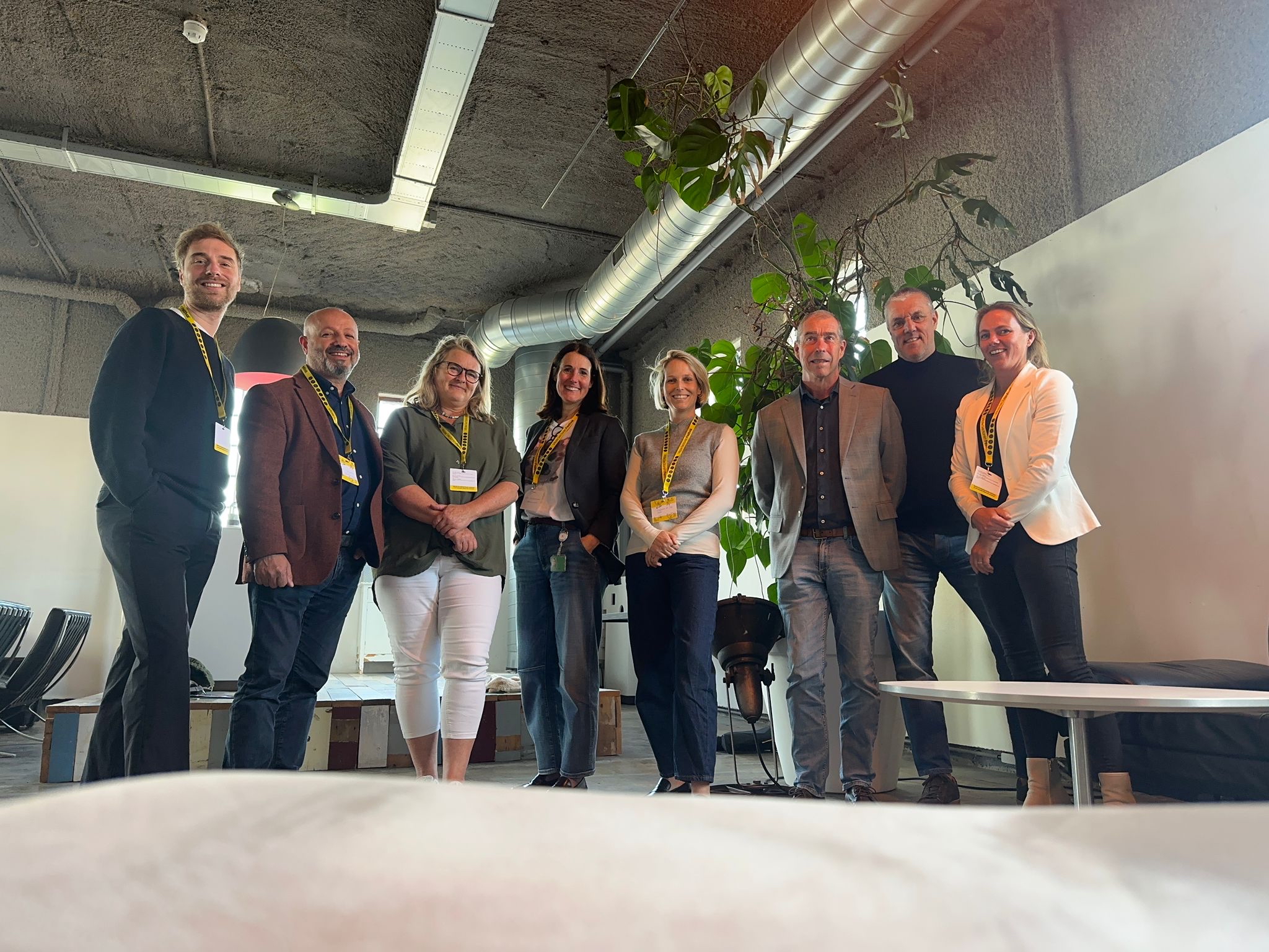 Meeting voor het project