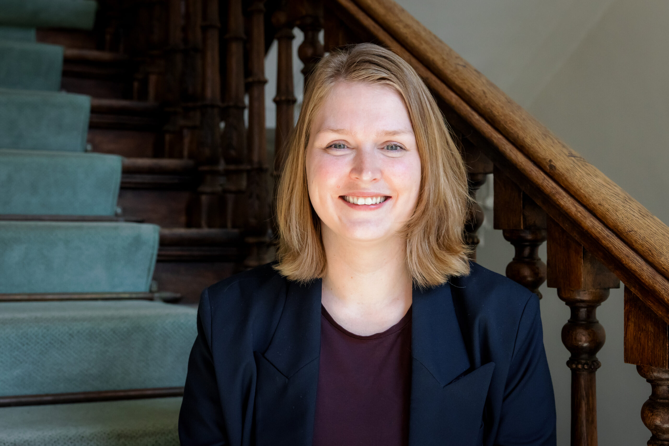 Collega Tess bij VHTO