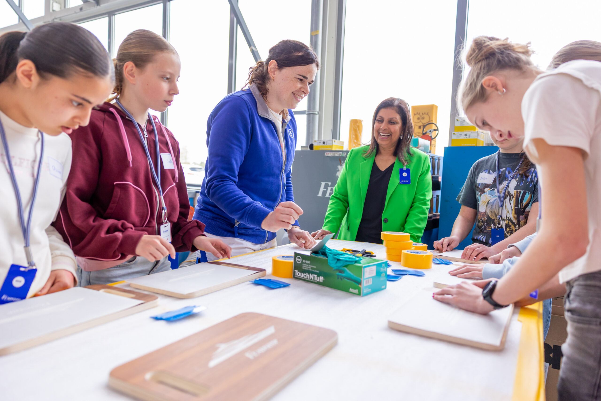 Girls' Day bij Feadship.