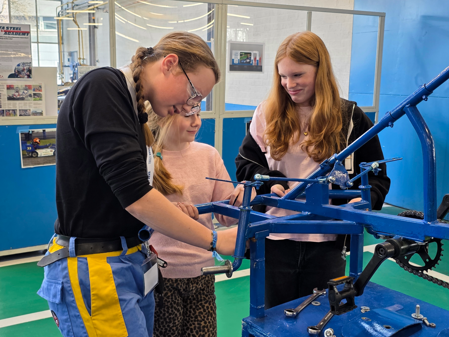 Girls' Day bij Tata Steel
